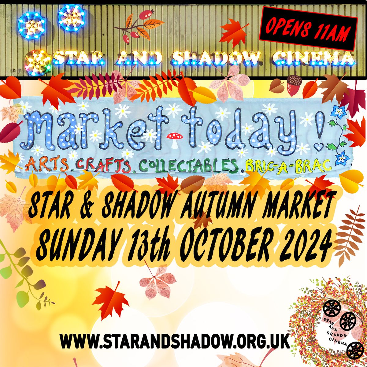 ***STAR AND SHADOW MARKET SUNDAY 13th OCTOBER***  11am