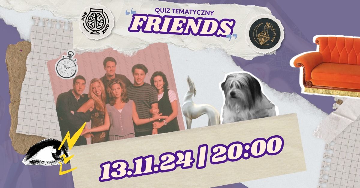 PubQuiz Friends w Mixturium \ud83d\udcfa 9 Nagr\u00f3d do wygrania w quizie o przyjacio\u0142ach \ud83d\udcb0