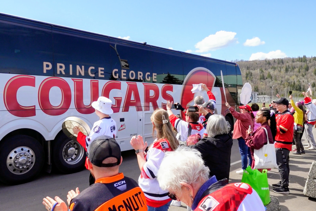 Parking Portland Winterhawks at Prince George Cougars