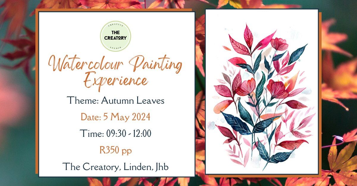 Watercolour Painting Experience: Autumn Leaves