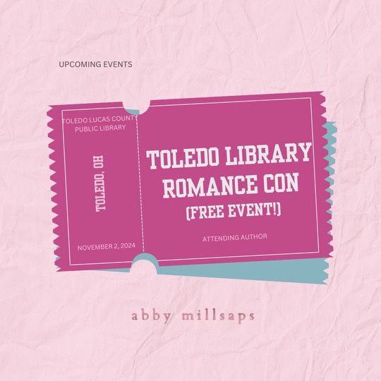 Toledo Library Romance Con 