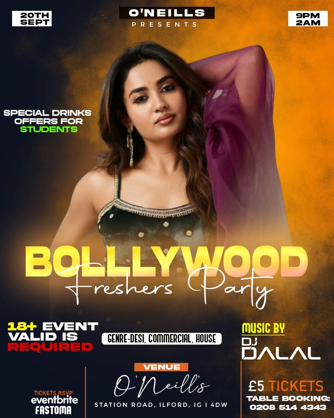 BOLLYWOOD FRESHERS PARTY