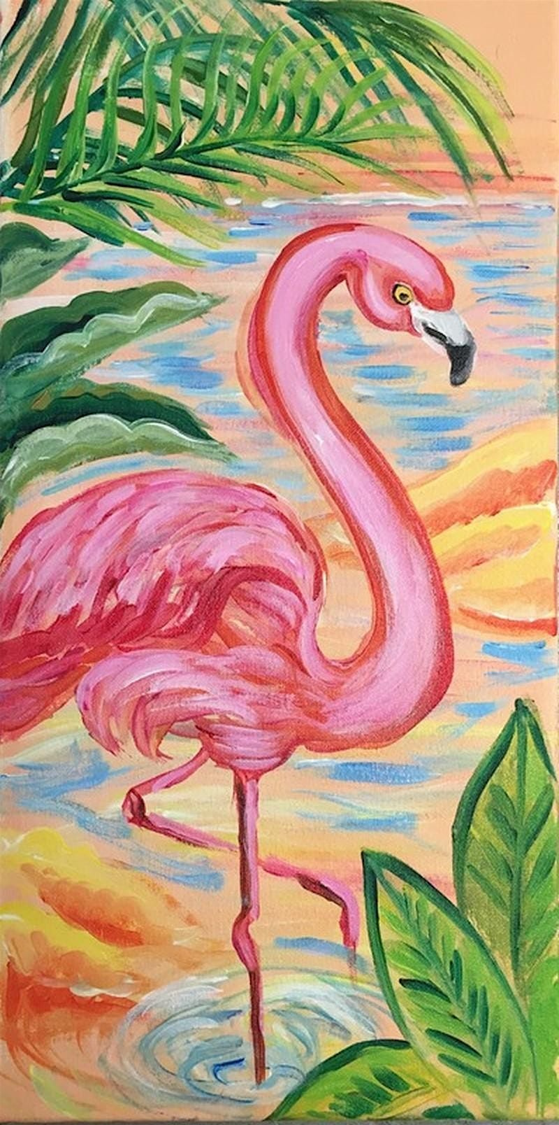 Retro Flamingo