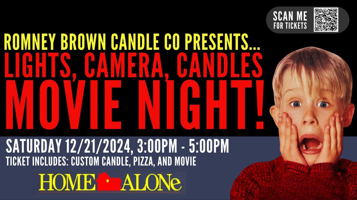 Lights, Camera, Candles - Candle-Making Movie Night!