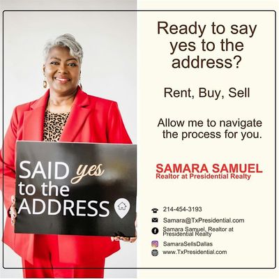 Samara Samuel, Realtor at Presidential Realty
