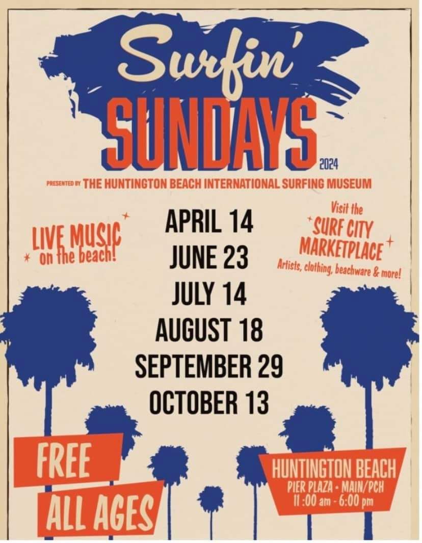 Nomads Play August Surfin' Sundays at the HB Pier!