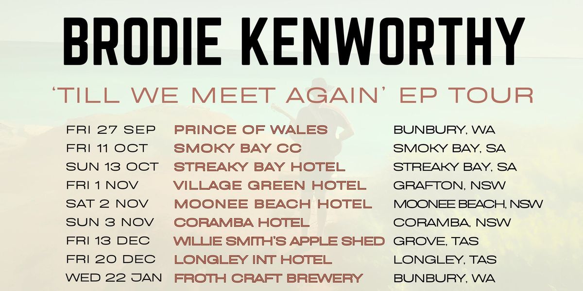 Brodie Kenworthy EP Launch 