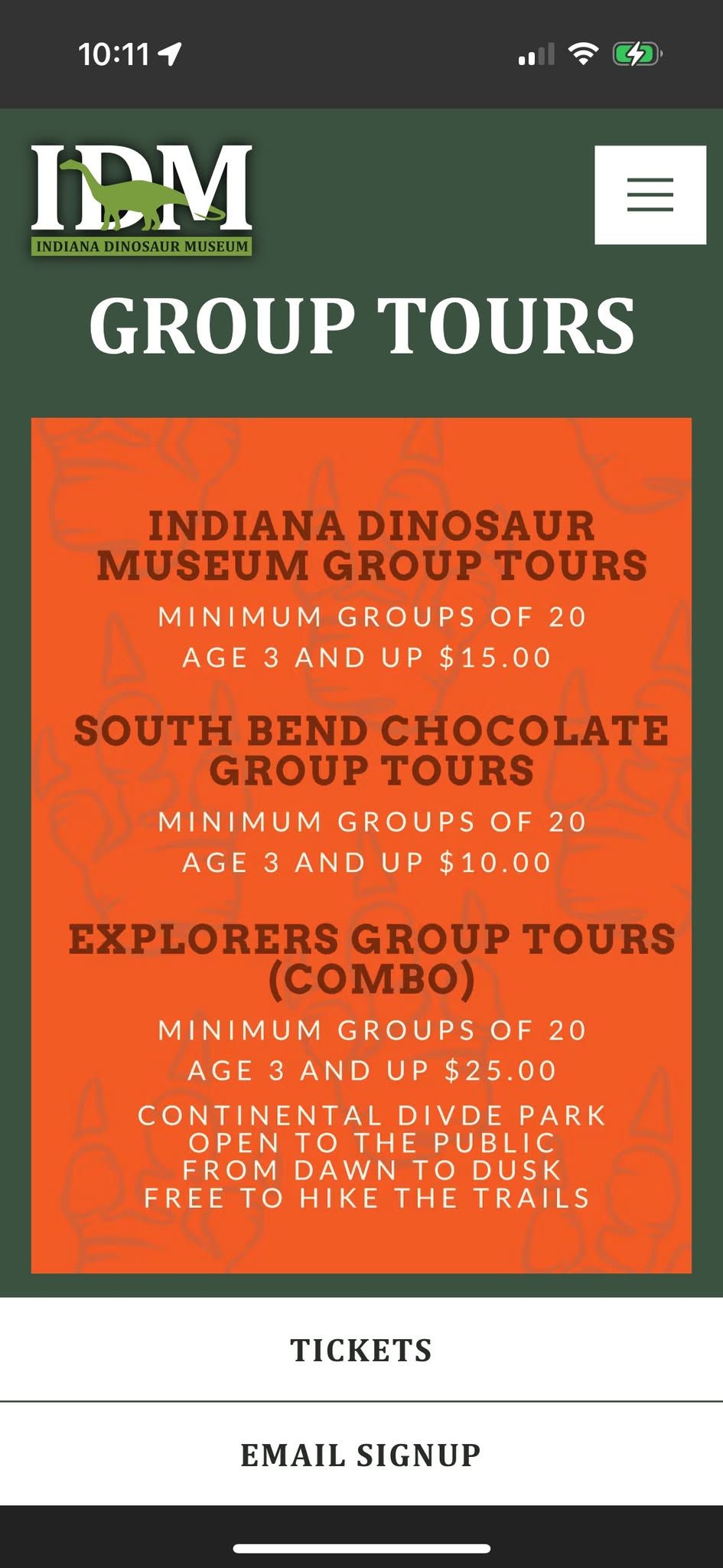 South Bend Chocolate factory and Dinosaur Museum 