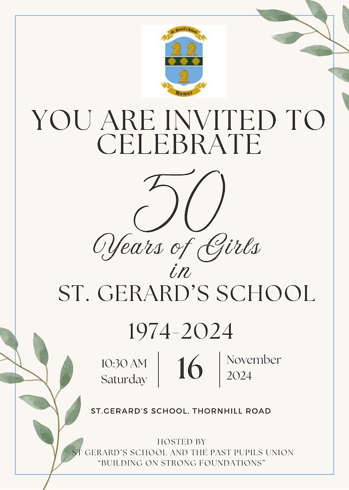 Celebration of 50 Years of Girls in St. Gerard\u2019s School