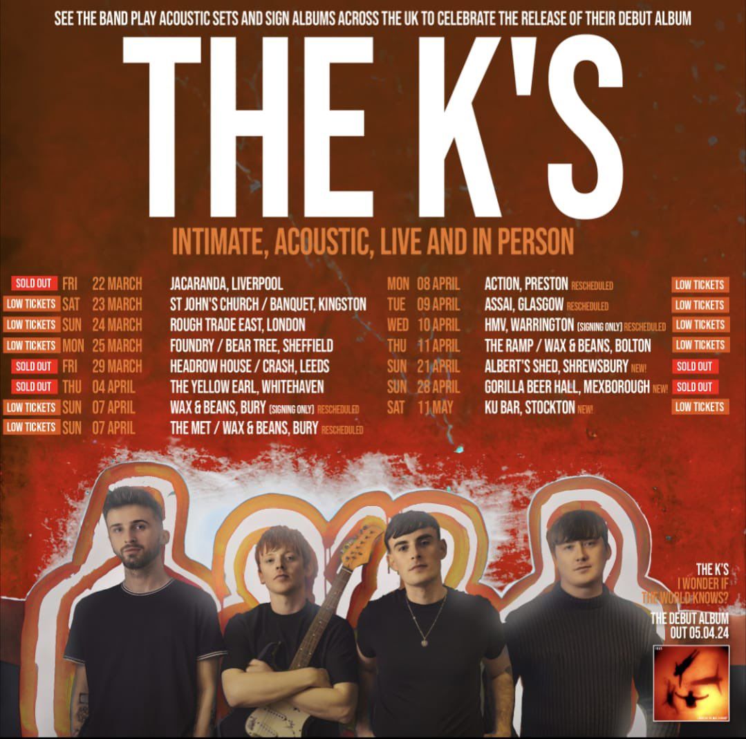 The K's Leeds Tickets