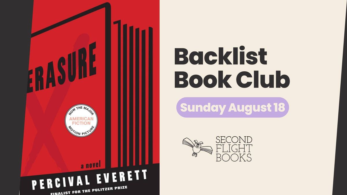 Backlist Book Club: Erasure