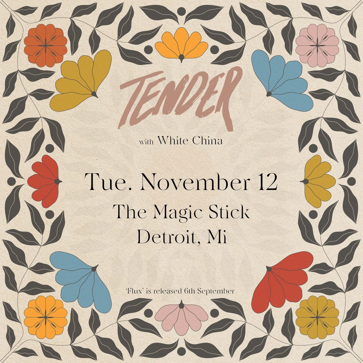 TENDER at the Magic Stick - Detroit, MI