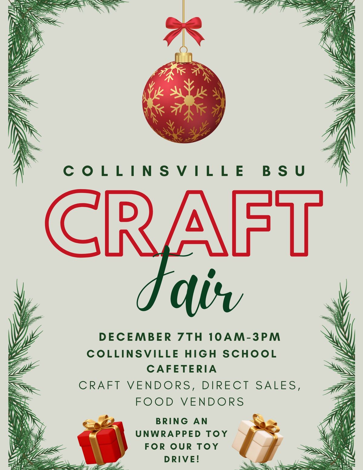 Collinsville HS BSU craft fair and vendor event 