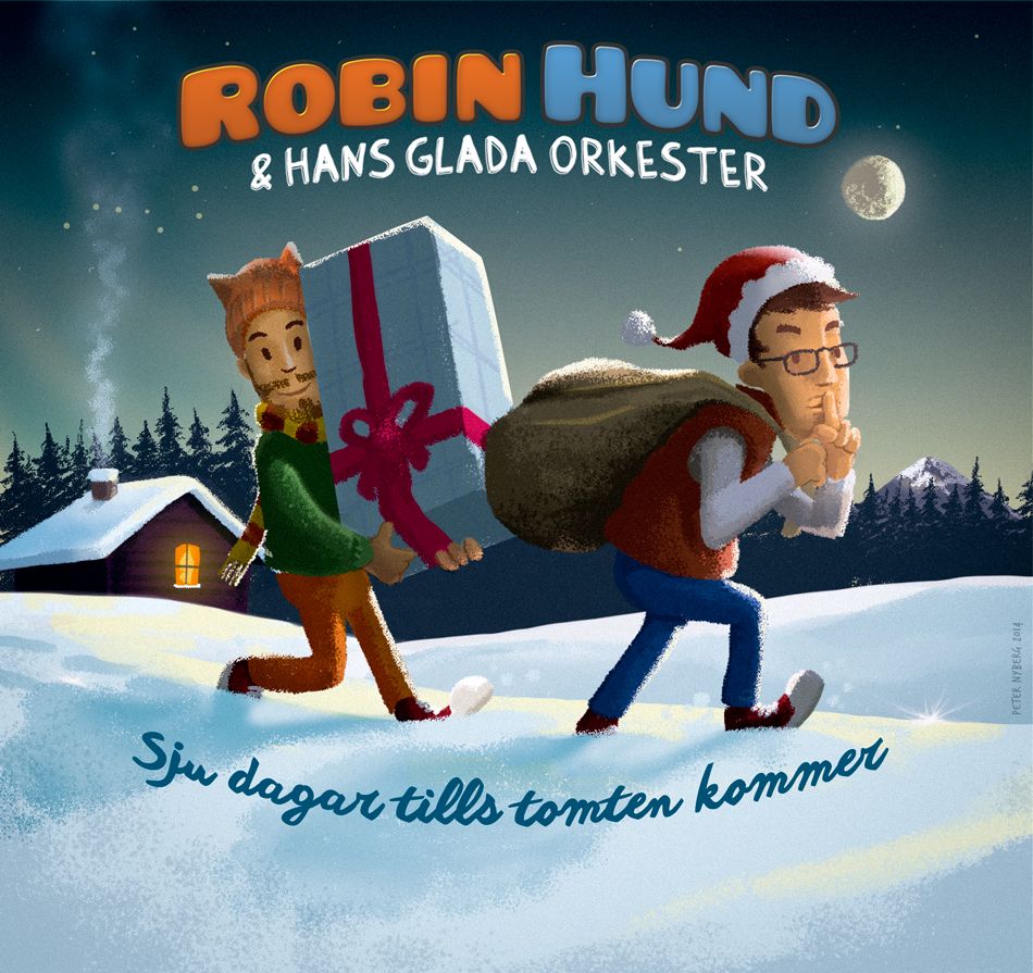 Sju dagar tills tomten kommer - julkonsert f\u00f6r barnfamiljer med Robin Hund & Hans glada orkester