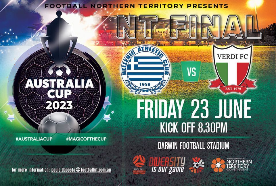 Australia Cup: NT Final - Hellenic Athletic vs Verdi FC, Darwin ...