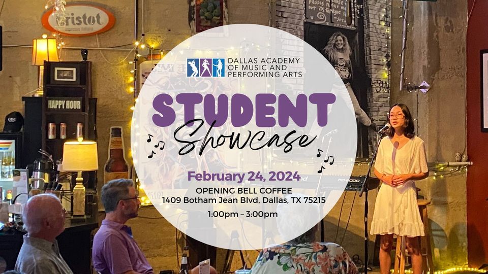 DAMPA Student Showcase 2024! At Opening Bell Coffee! 