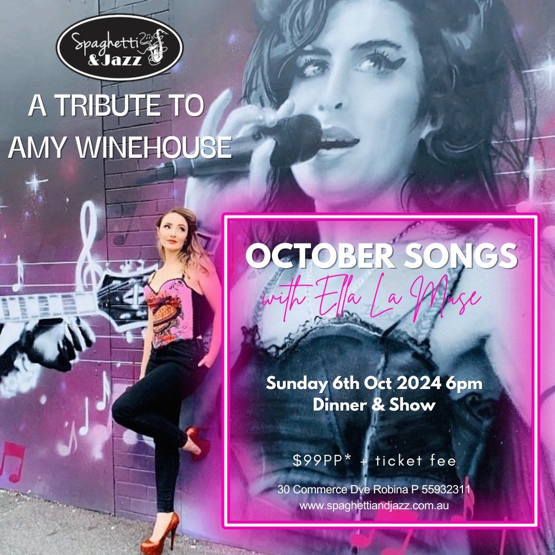 A Tribute to Amy Winehouse - October Songs feat Ella La Muse