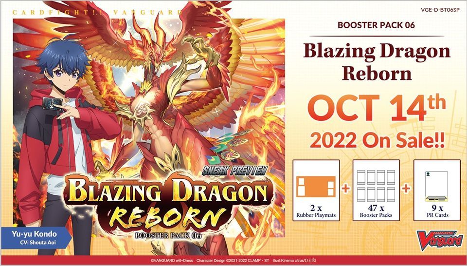 Cardfight: Vanguard Blazing Dragon Reborn Sneak Preview