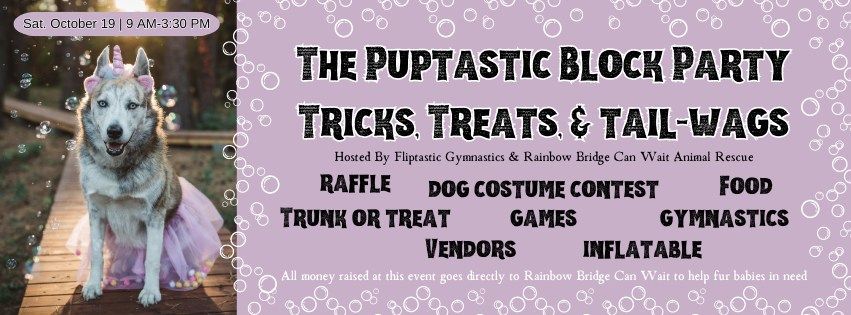 The Puptastic Block Party: Tricks, Treats, & Tail-Wags