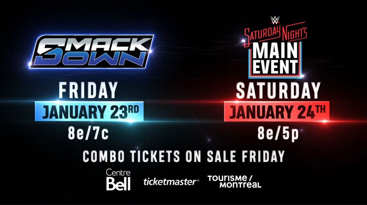 WWE: Smackdown & Saturday Night's Main Event - 2 Day Pass