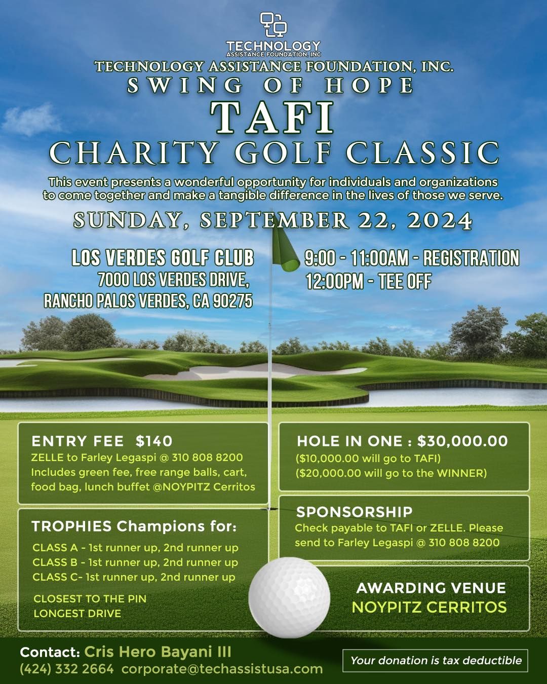 TAFI CHARITY GOLF CLASSIC