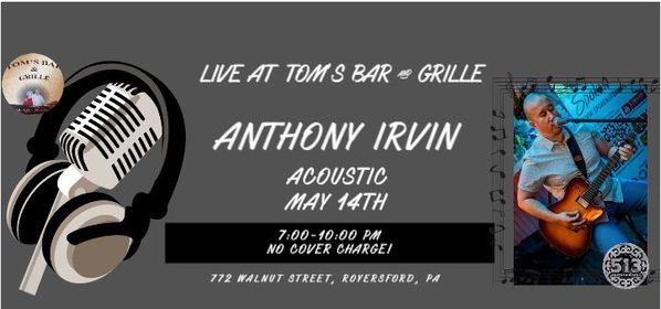 Anthony Irvin returns to Tom's Bar and Grille