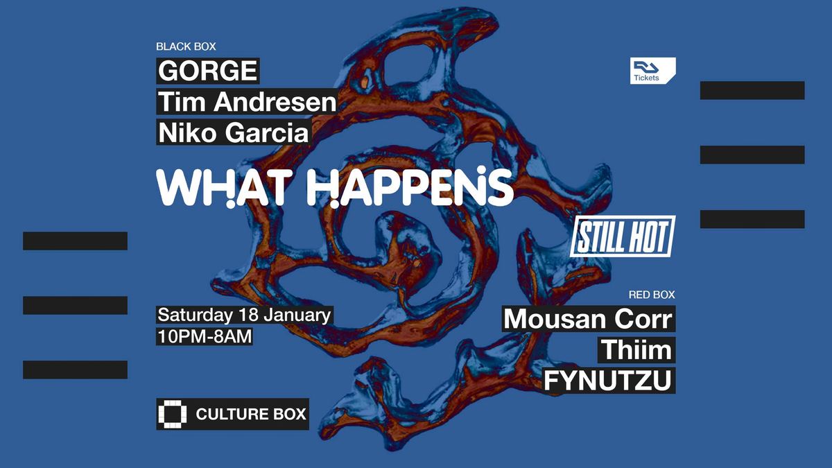 What Happens: Gorge \/ Tim Andresen \/ Niko Garcia \/ Mousan Corr \/ Thiim \/ FYNUTZU