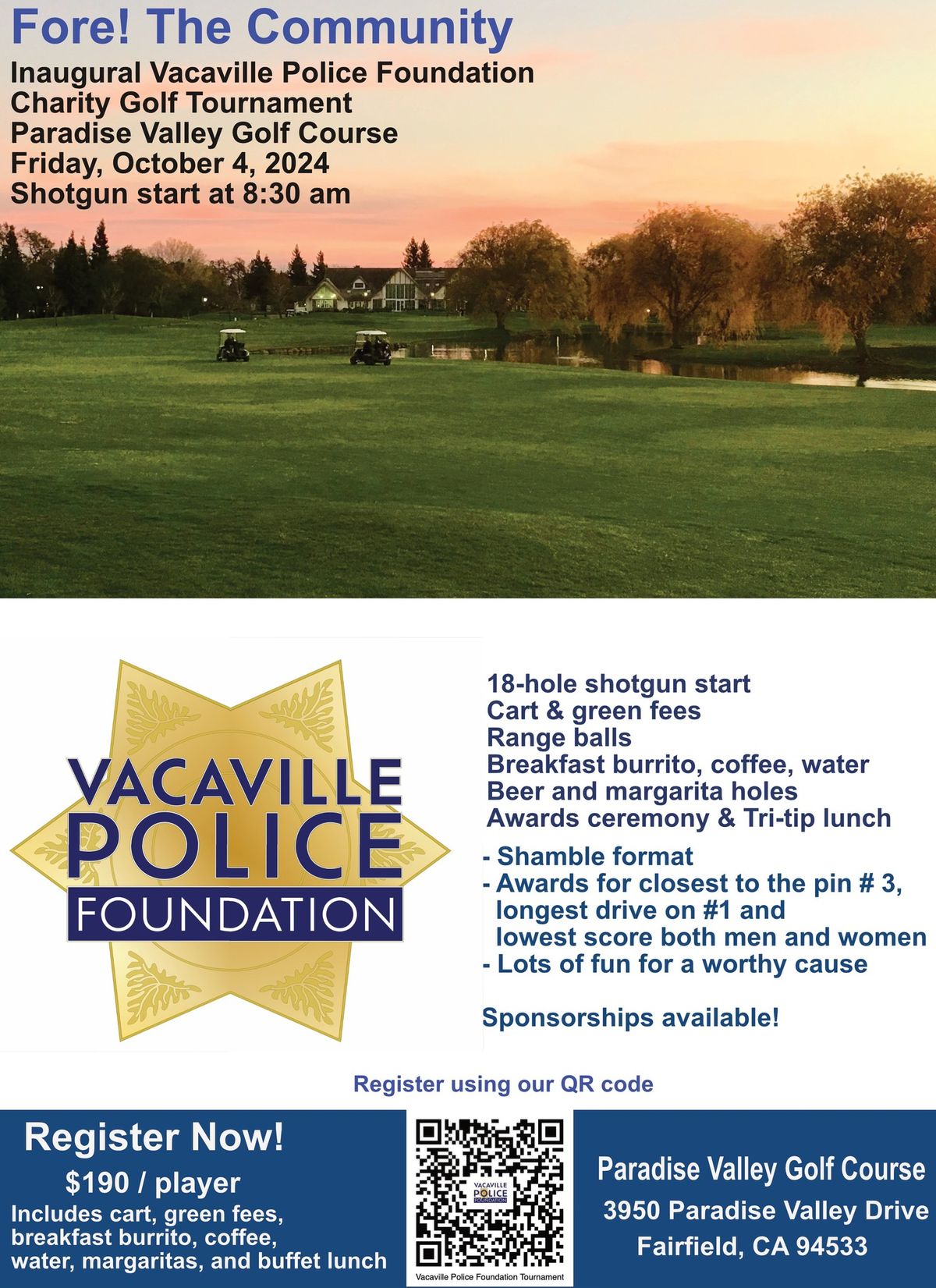 Inaugural Charity Golf Tournament