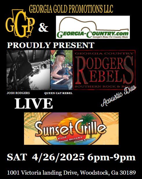 Rebels Acoustic LIVE @ Sunset Lakeside Grill Woodstock