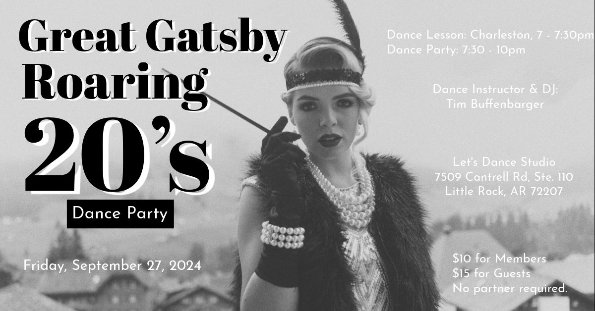 Great Gatsby Roaring 20s Dance Party