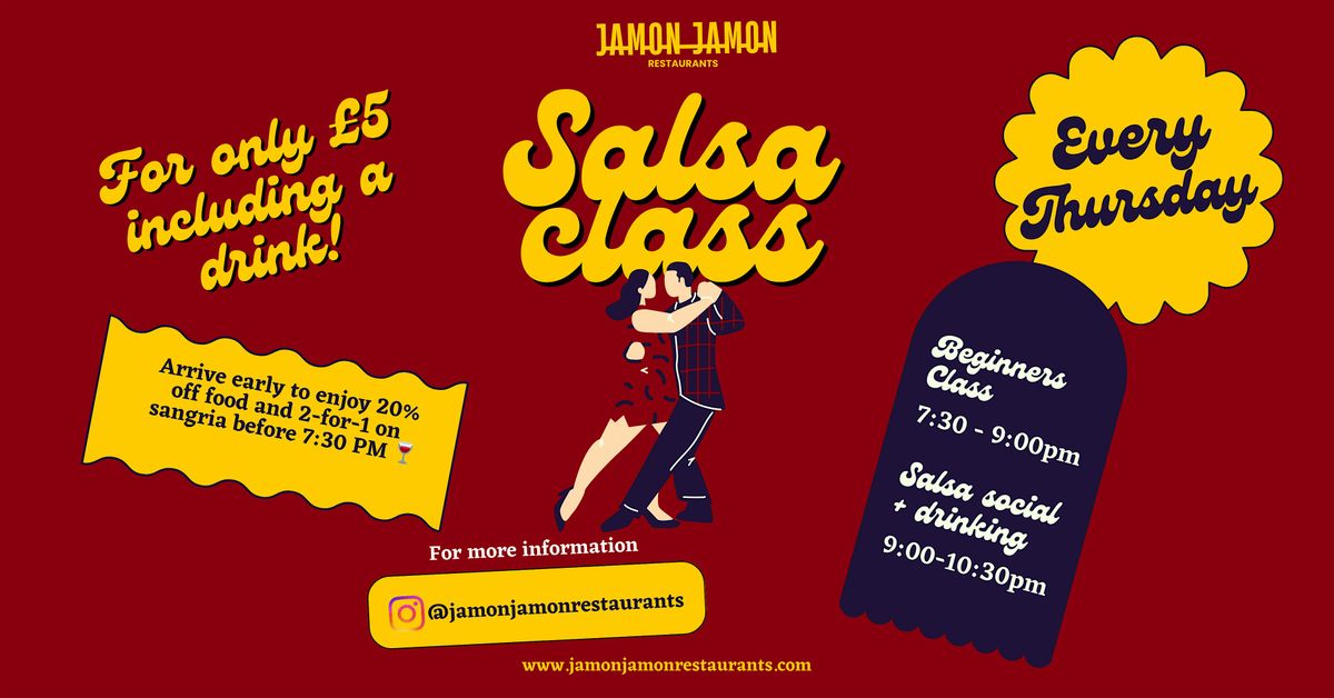 Salsa class at Soho + Social Dancing | Every Thursday!