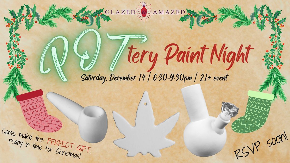 Adult POTtery Night! December 2024