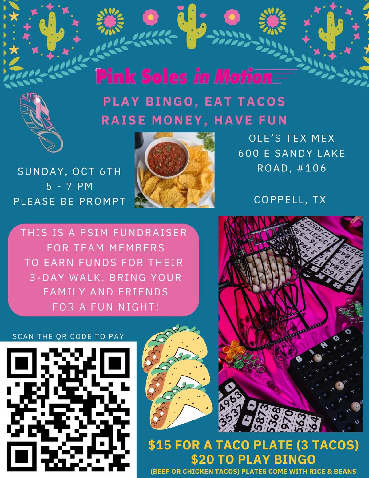 Tacos and Bingo for a Cure