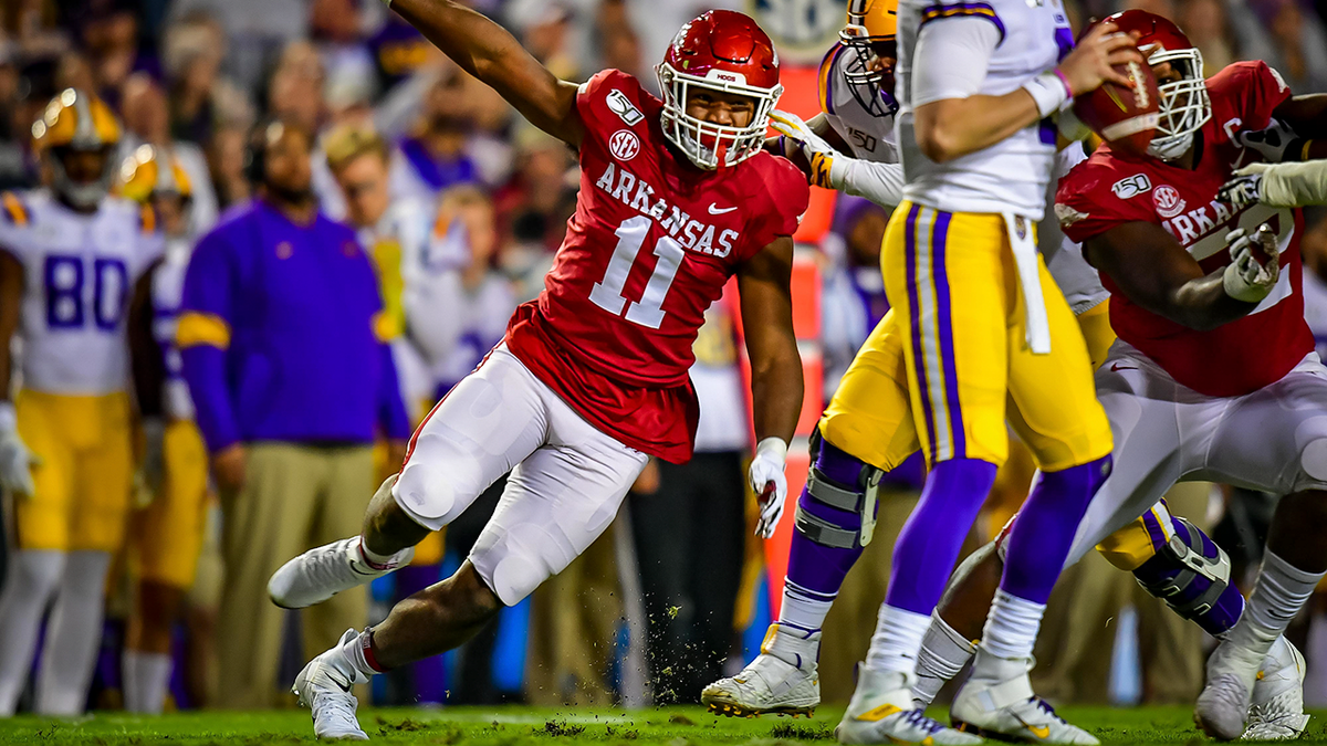 LSU Tigers at Arkansas Razorbacks Football