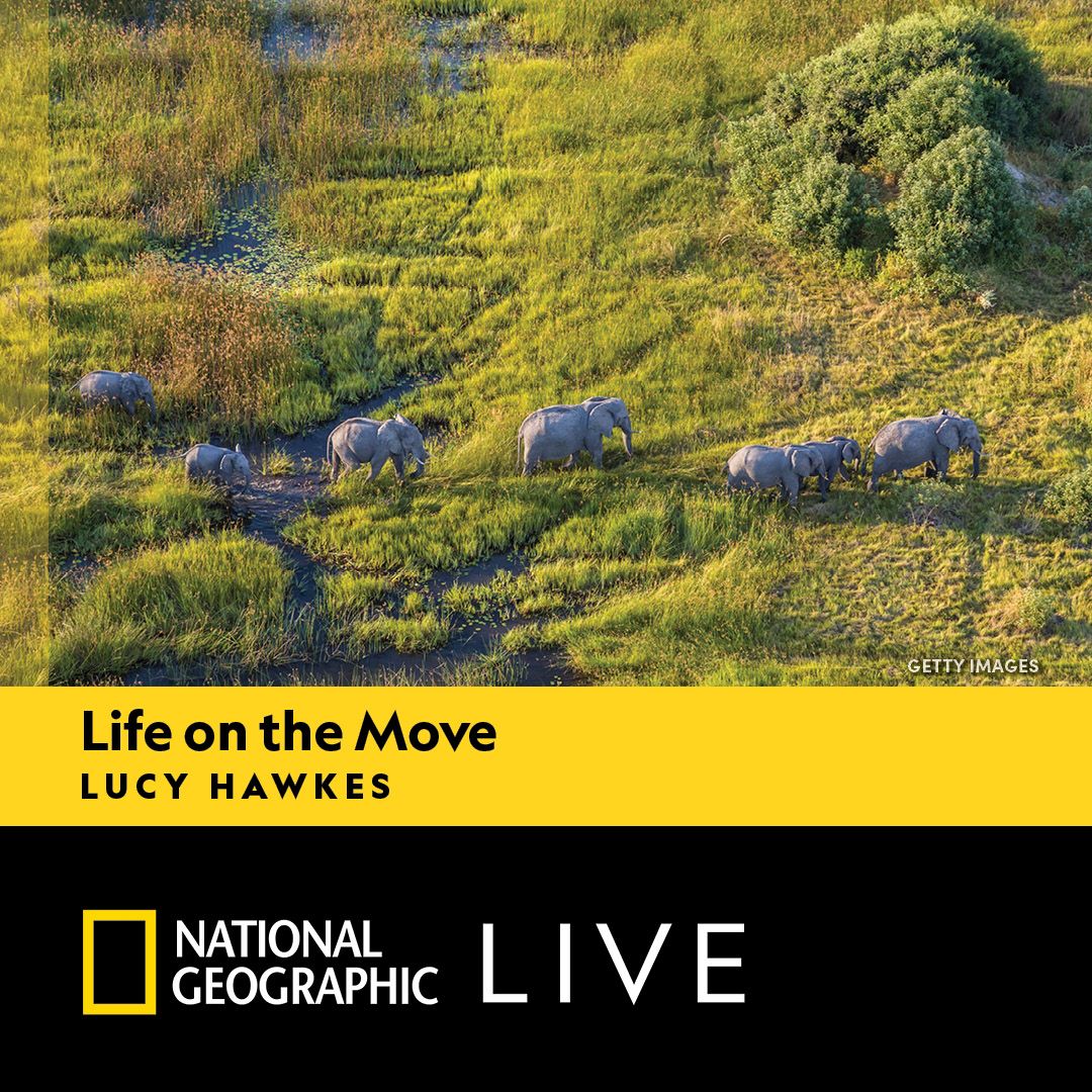 National Geographic Live - Life On The Move - Lucy Hawkes at McCallum Theatre