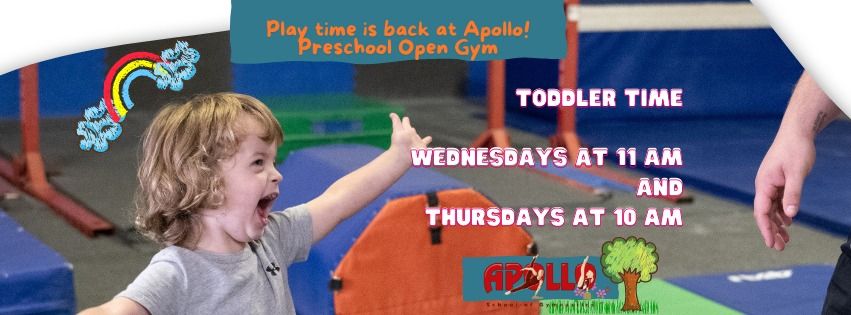 Toddler Time Preschool Open Gym!