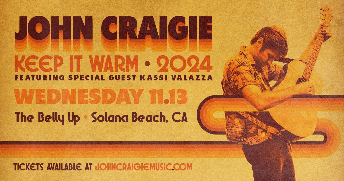 John Craigie with special guest Kassi Valazza Keep It Warm Tour 2024