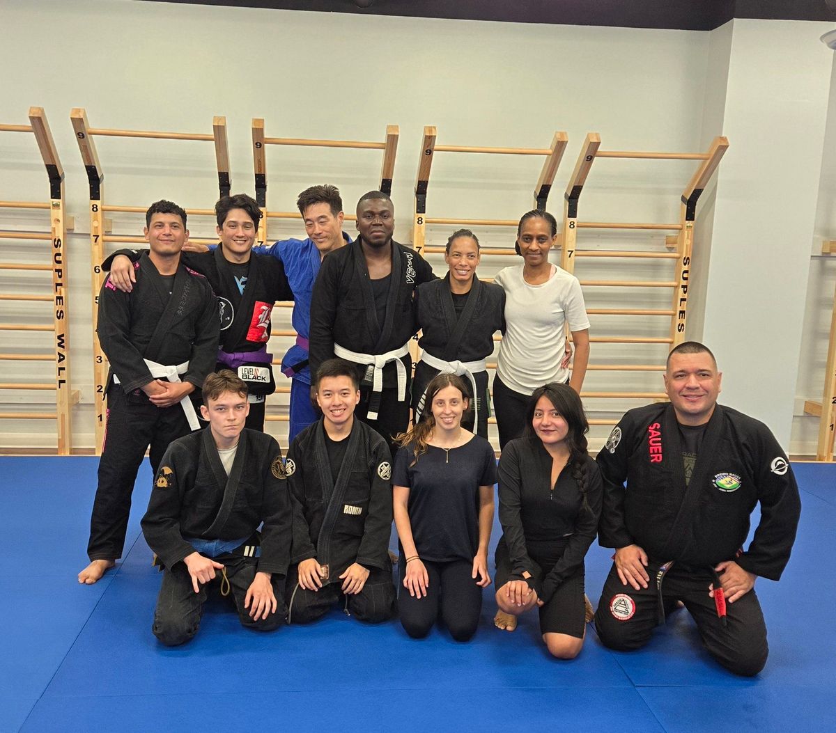 Intro to Brazilian Jiu Jitsu with Black Belt & certified instructor David Ortiz