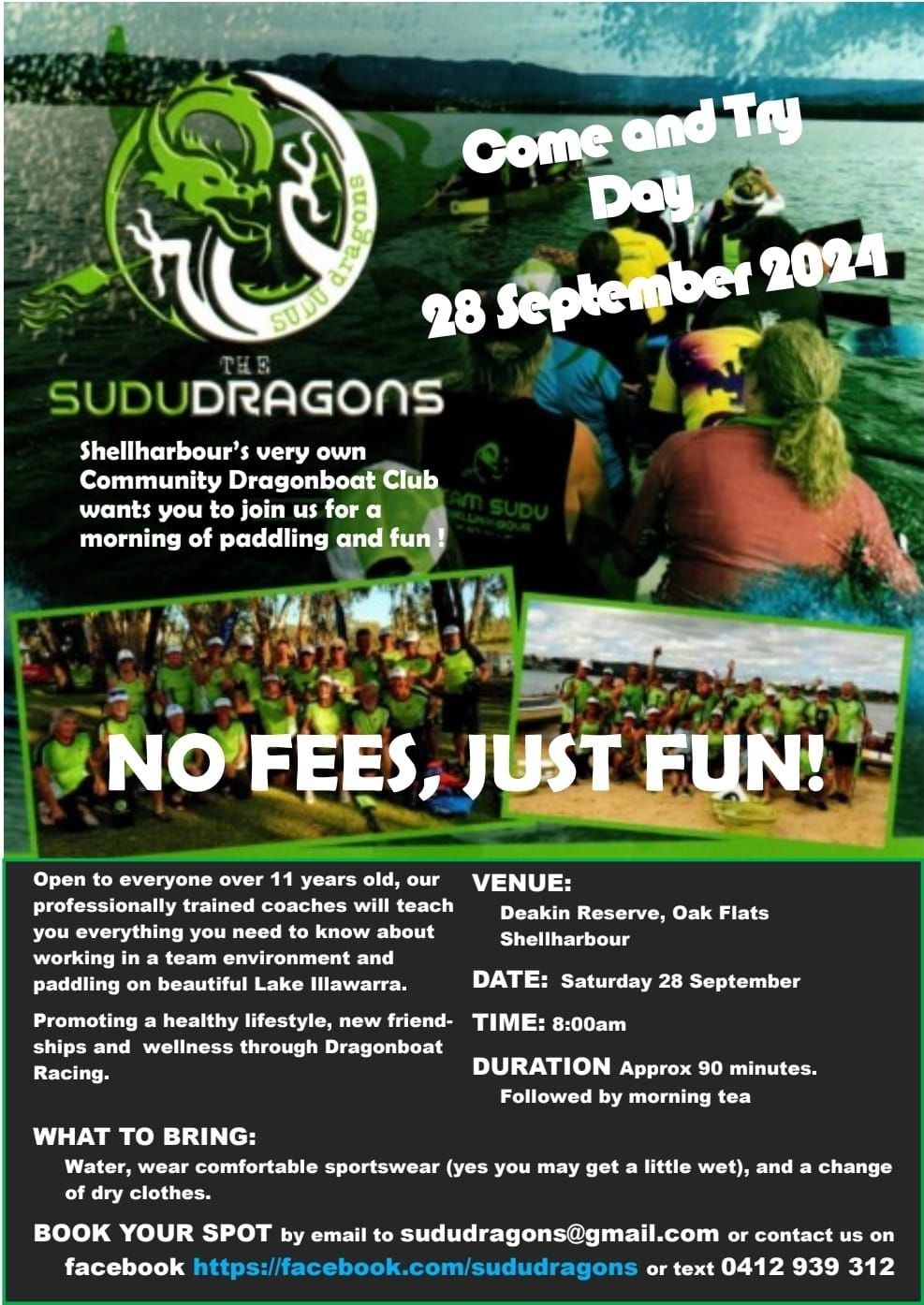 ? SUDU Dragons Come and Try Day? 