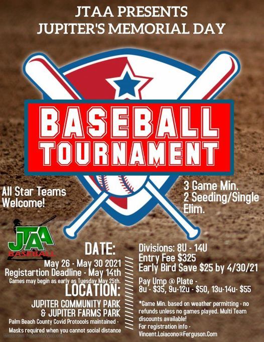 Memorial Day Tournament, Jupiter, Florida, 26 May to 30 May