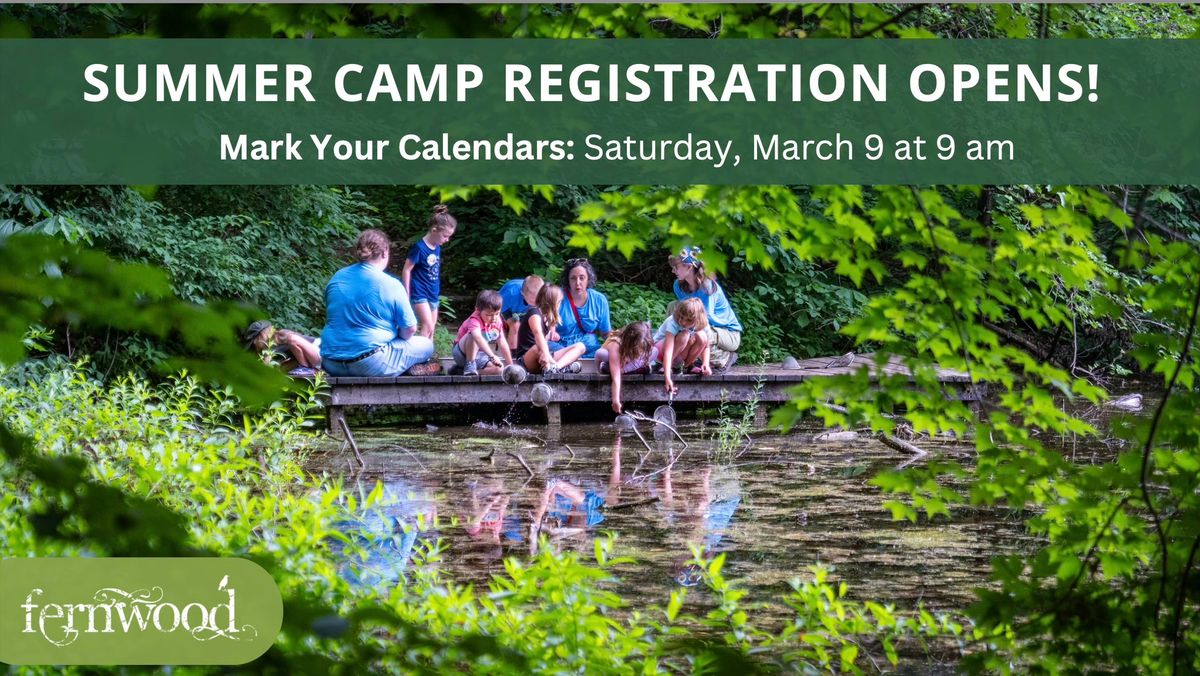 Summer Camp Registration Opens!