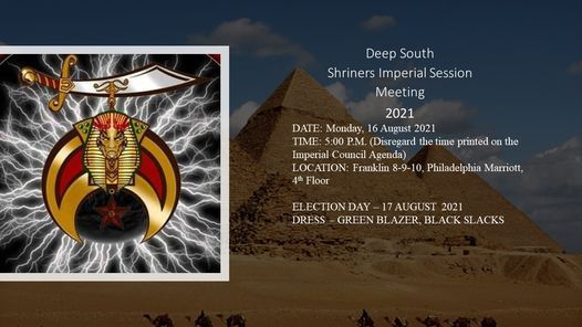 DEEP SOUTH IMPERIAL SESSION MEETING