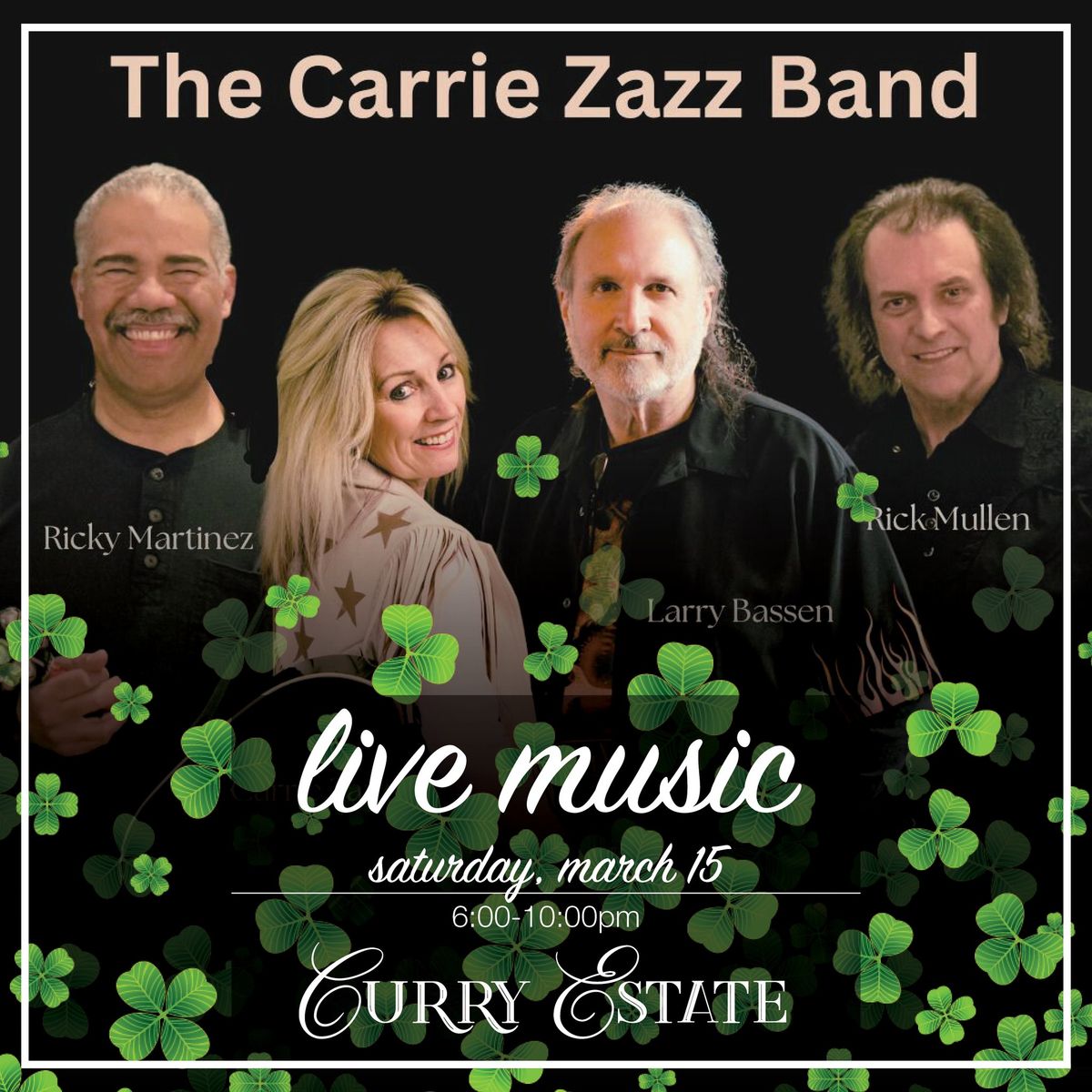 St. Patrick's Day Celebration with The Carrie Zazz Band