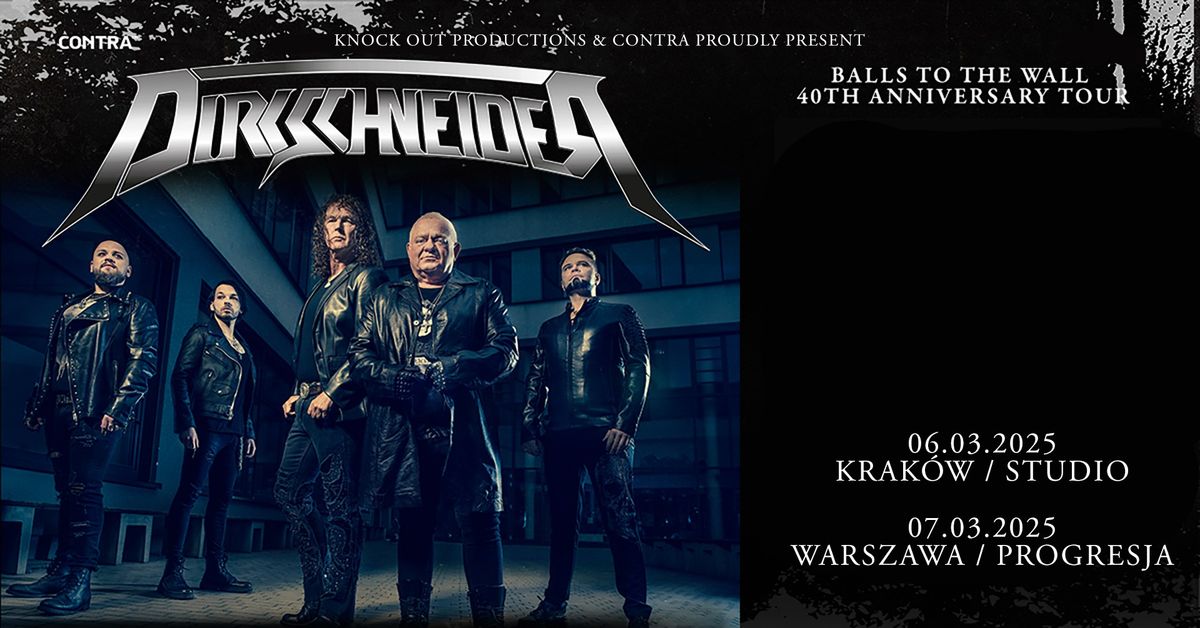 Dirkschneider "Balls To The Wall 40th Anniversary Tour" \/ 6 III 2025 \/ Krak\u00f3w