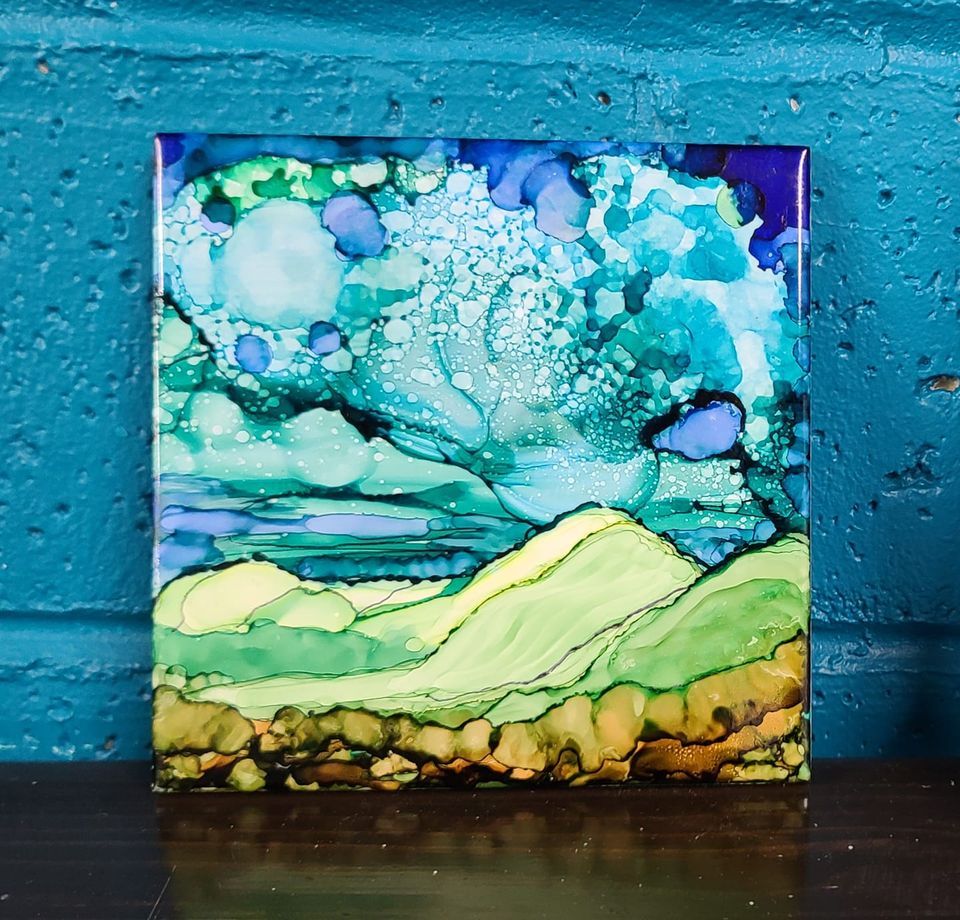 Alcohol Ink Landscapes @ Black Fleet Brewing