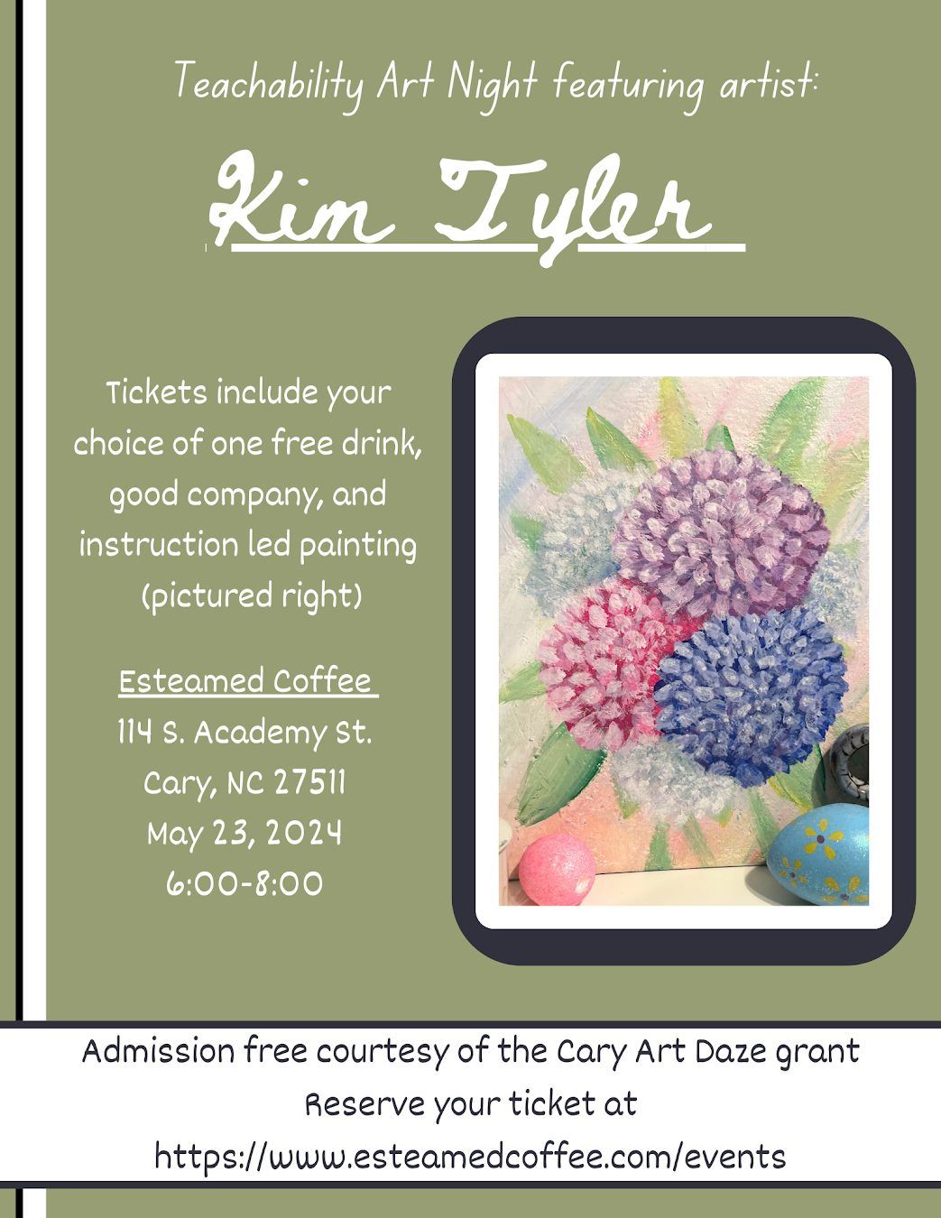 Free TeachAbility Art Night with Kim Tyler