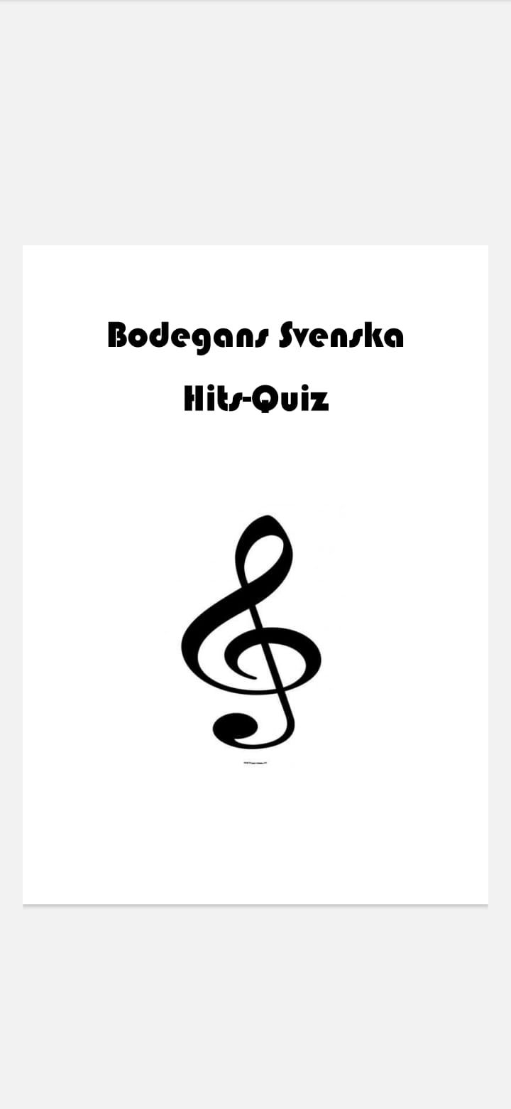 Svenska Hits Quiz