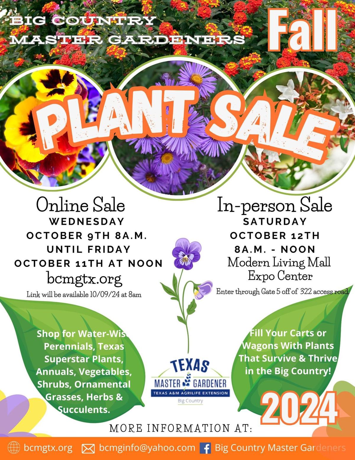 Fall In-person Plant Sale