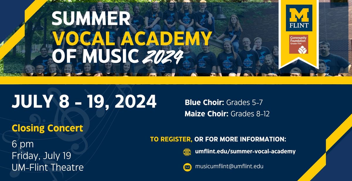 Summer Vocal Academy of Music - Summer Camp