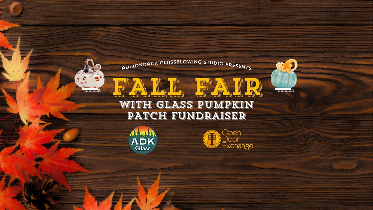 Fall Fair with Glass Pumpkin Patch Fundraiser